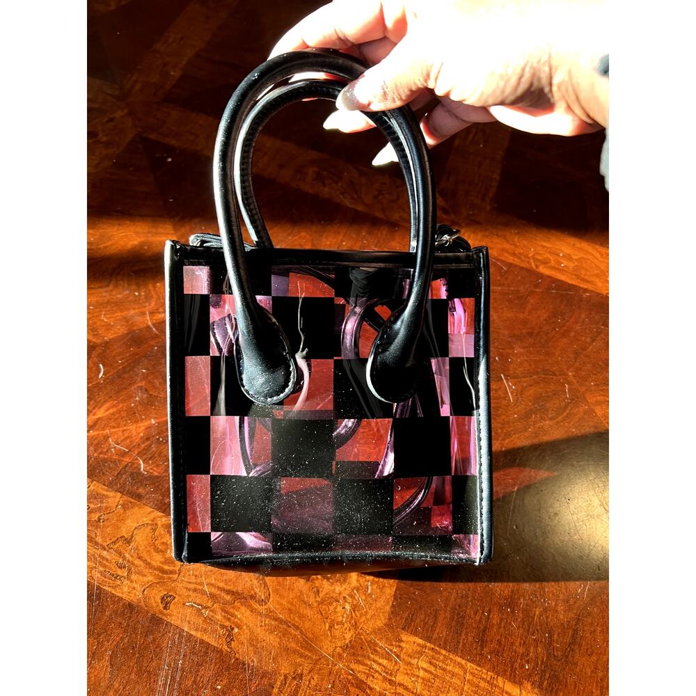 Checkered Mini Purse